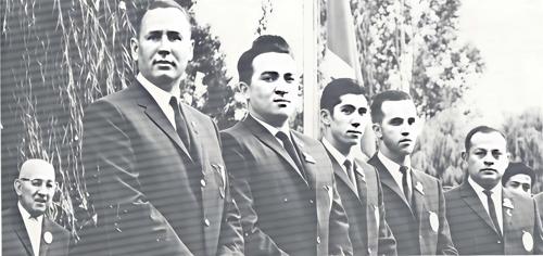 Adolfo Rios, Mario Perez, Angel Arturo Casellas, Juan Jose Hermosilla, Oscar Escobar